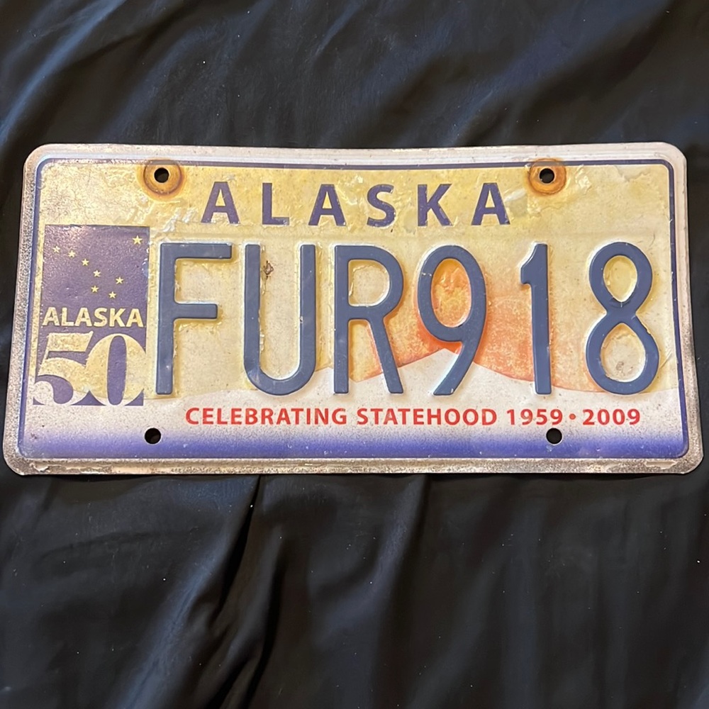Alaska License plate